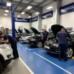 Specialised Equipment in a Car Service Centre