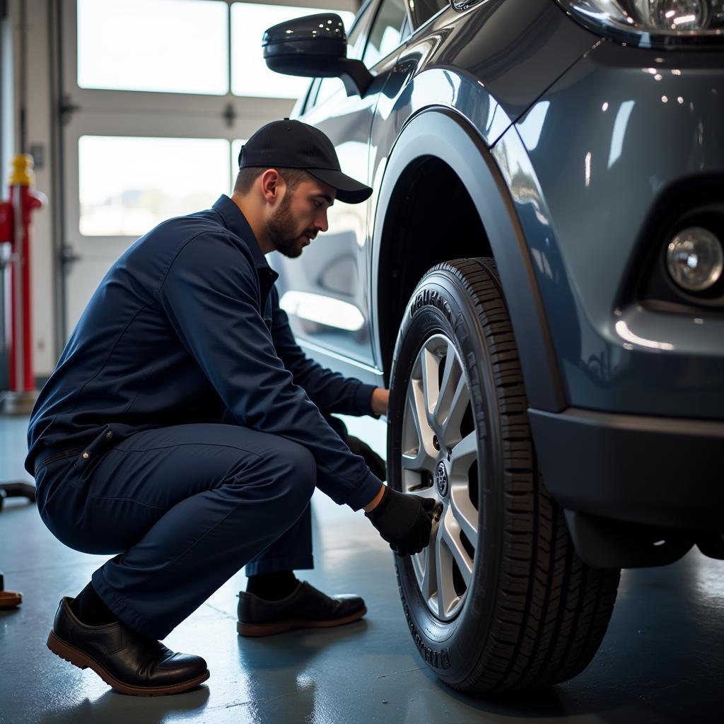 Routine Car Maintenance in Quevedo