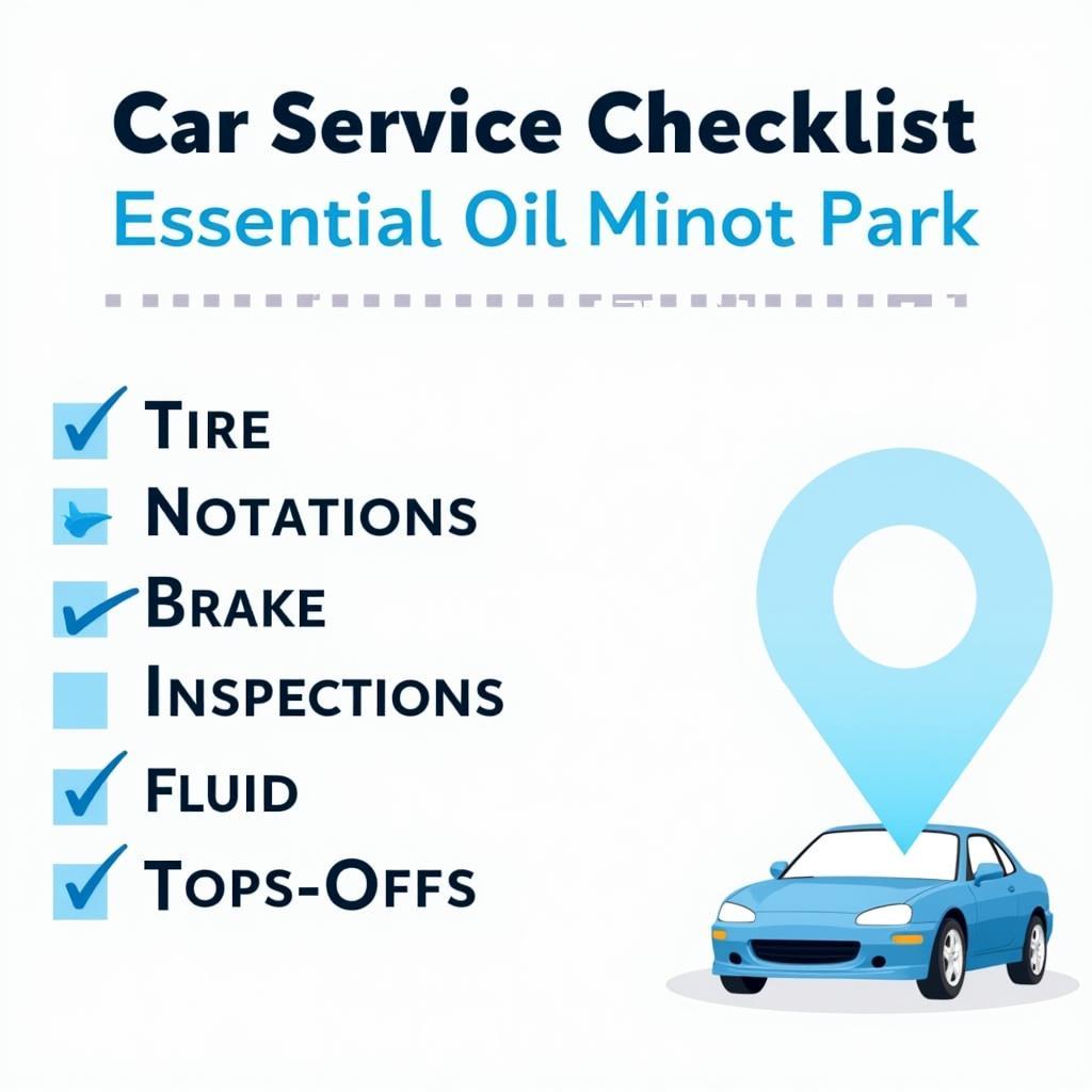 Car service checklist for regular maintenance