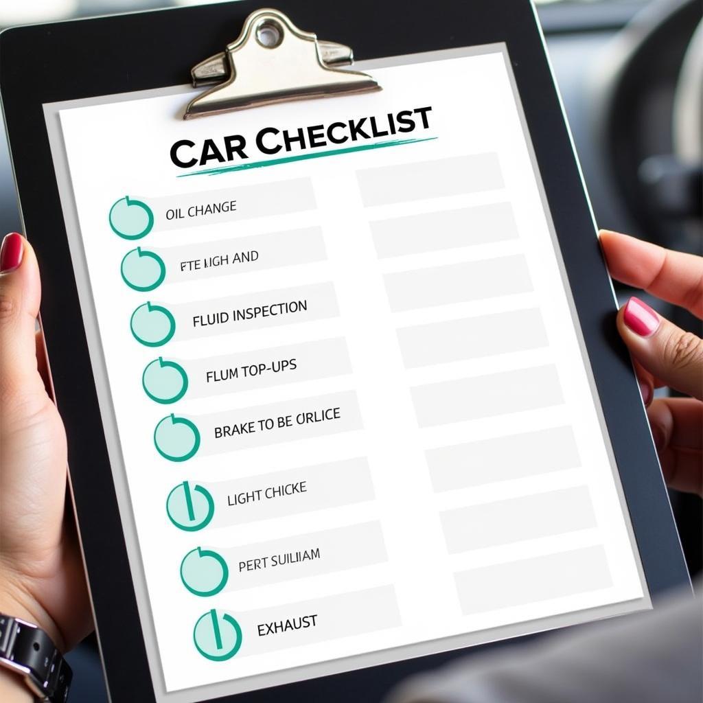 Car Service Checklist