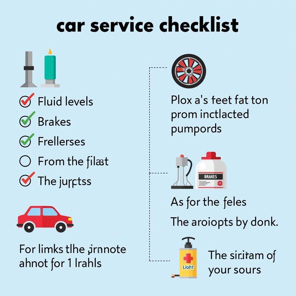 Car Service Checklist