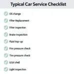 Car Service Checklist in Charminster