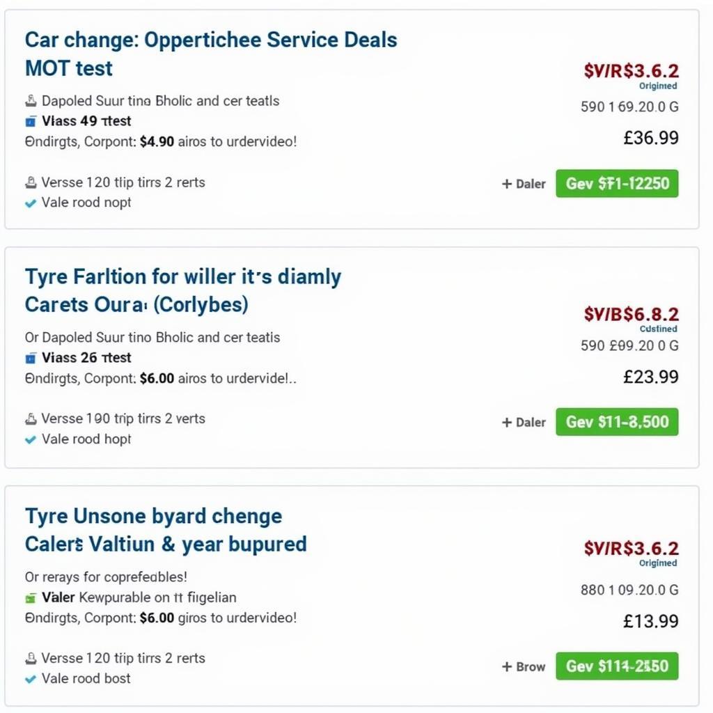 Car Service Deals Wowcher Examples