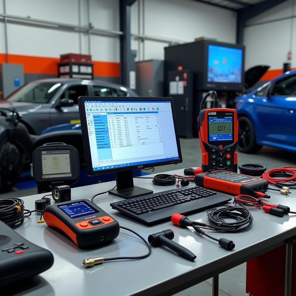 Modern diagnostic tools used at Ali's Car Service