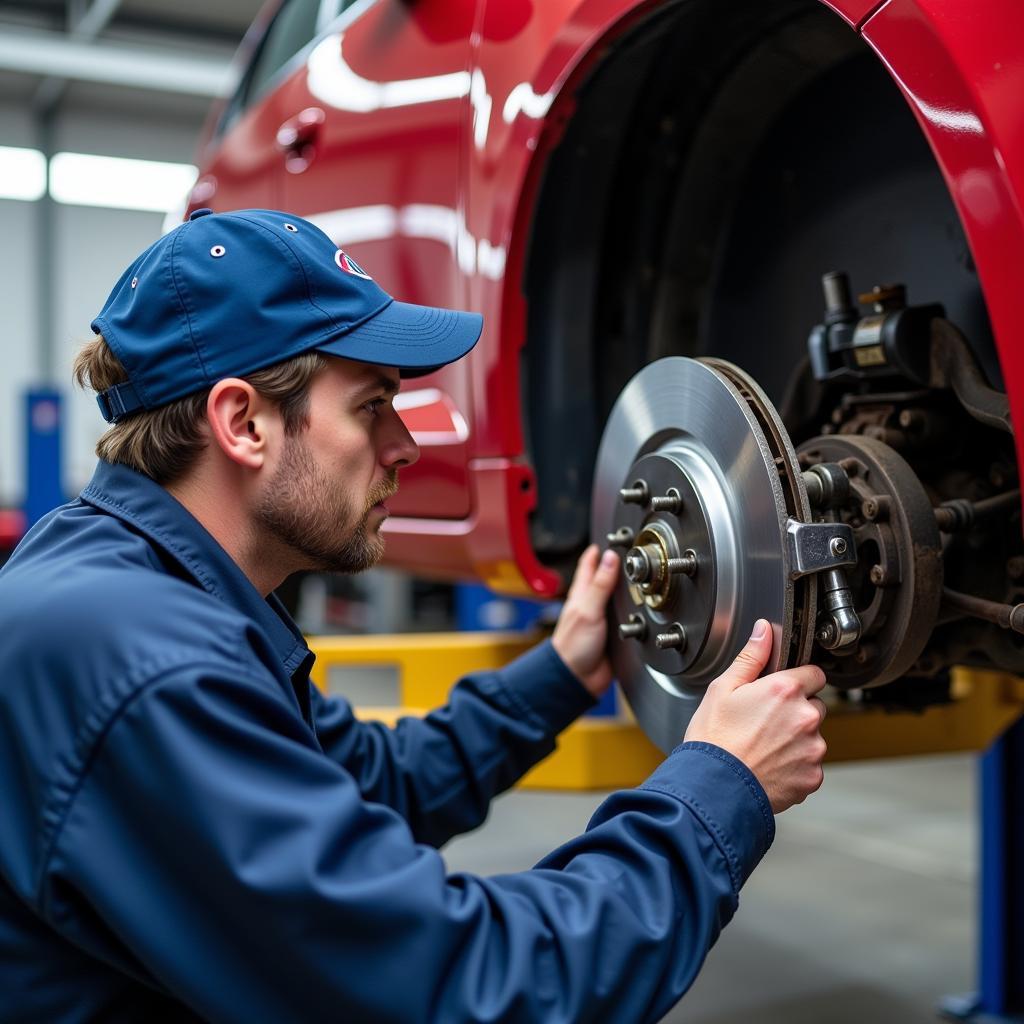 Brake Repair at a Car Service Center in Dubbo