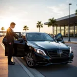 Car service waiting at FLL for West Palm Beach transfer