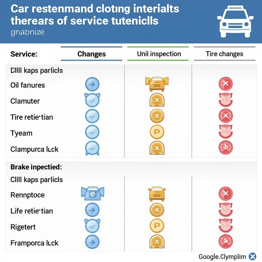 Car Service Frequency Chart