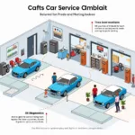 Efficient Car Service Garage Layout Design