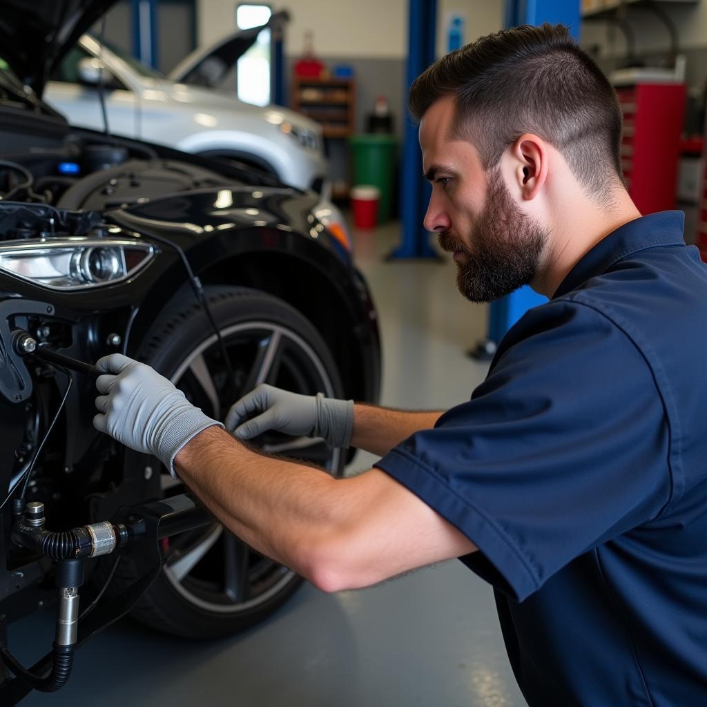 Car service inspection in Gosport