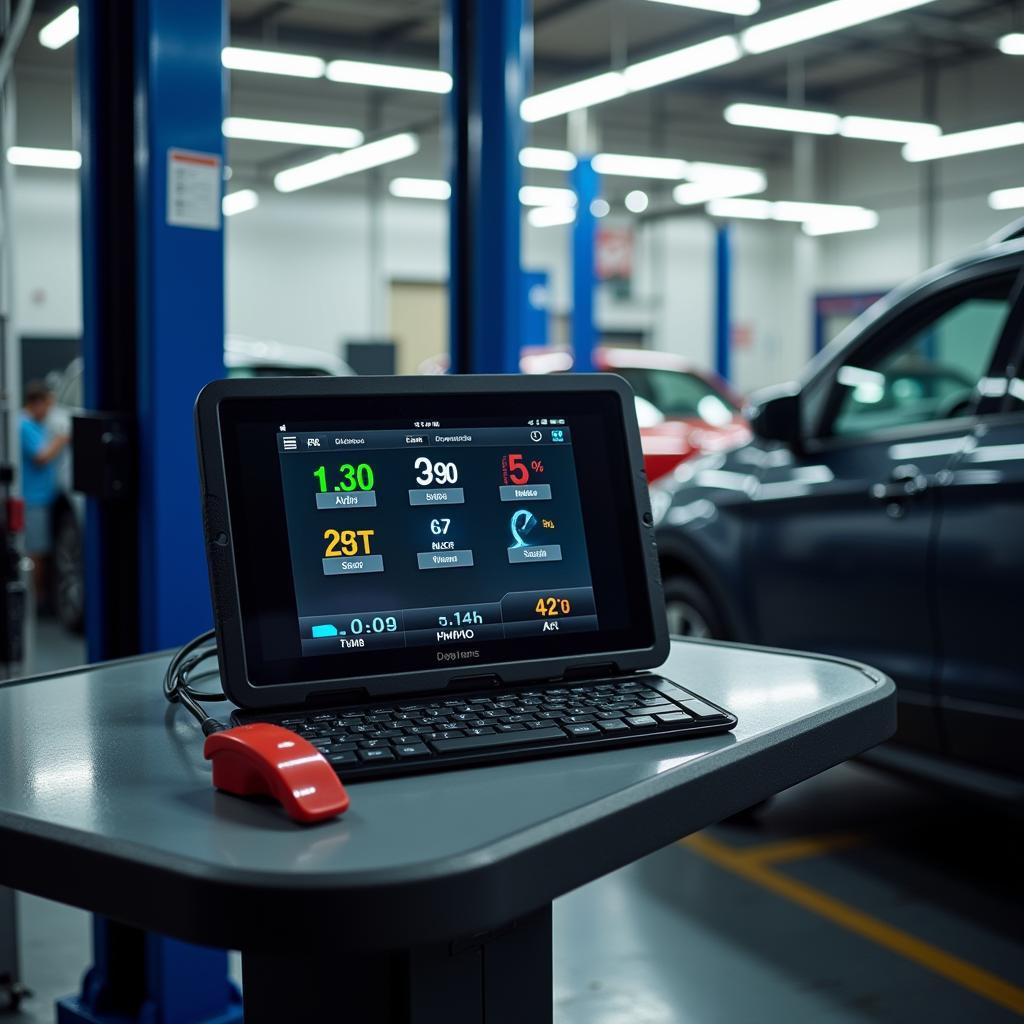 Modern Diagnostic Equipment in a Grays Car Service Center