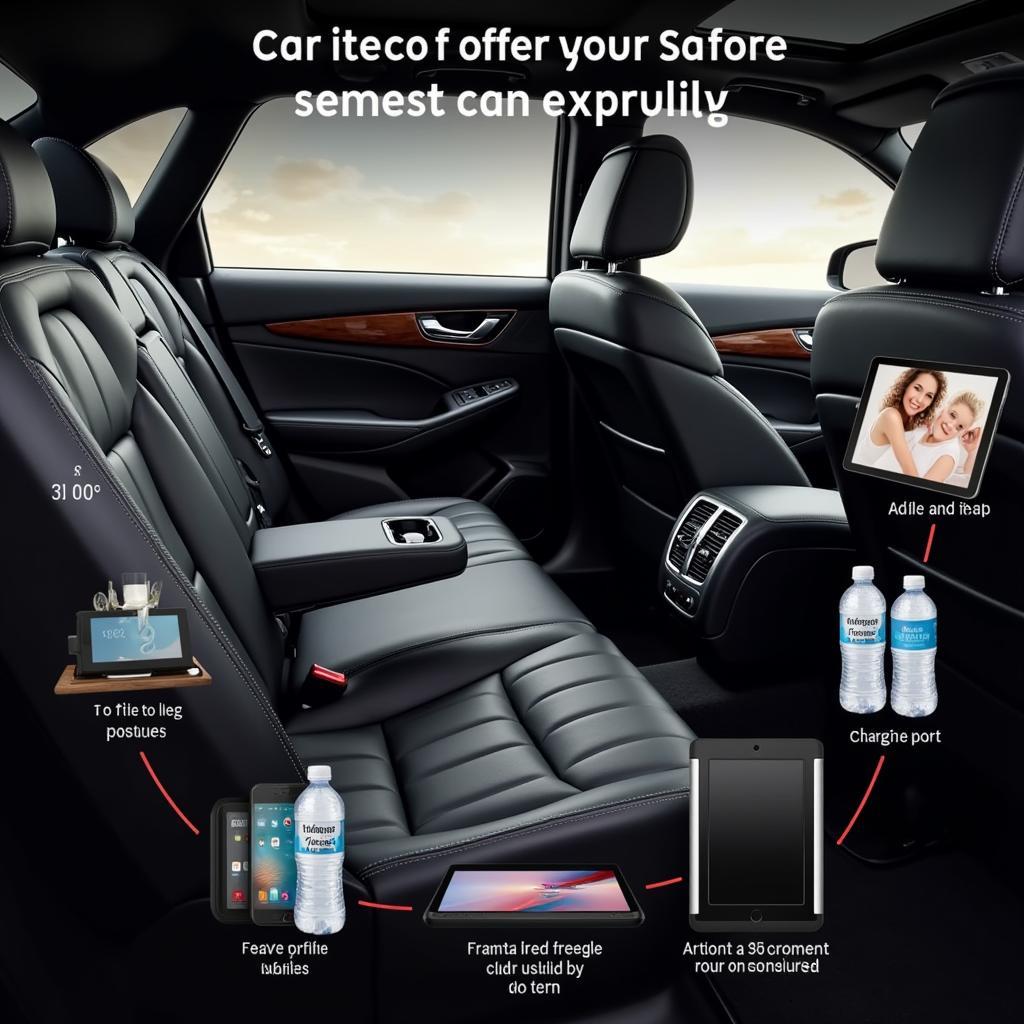 Car Service Interior with Amenities