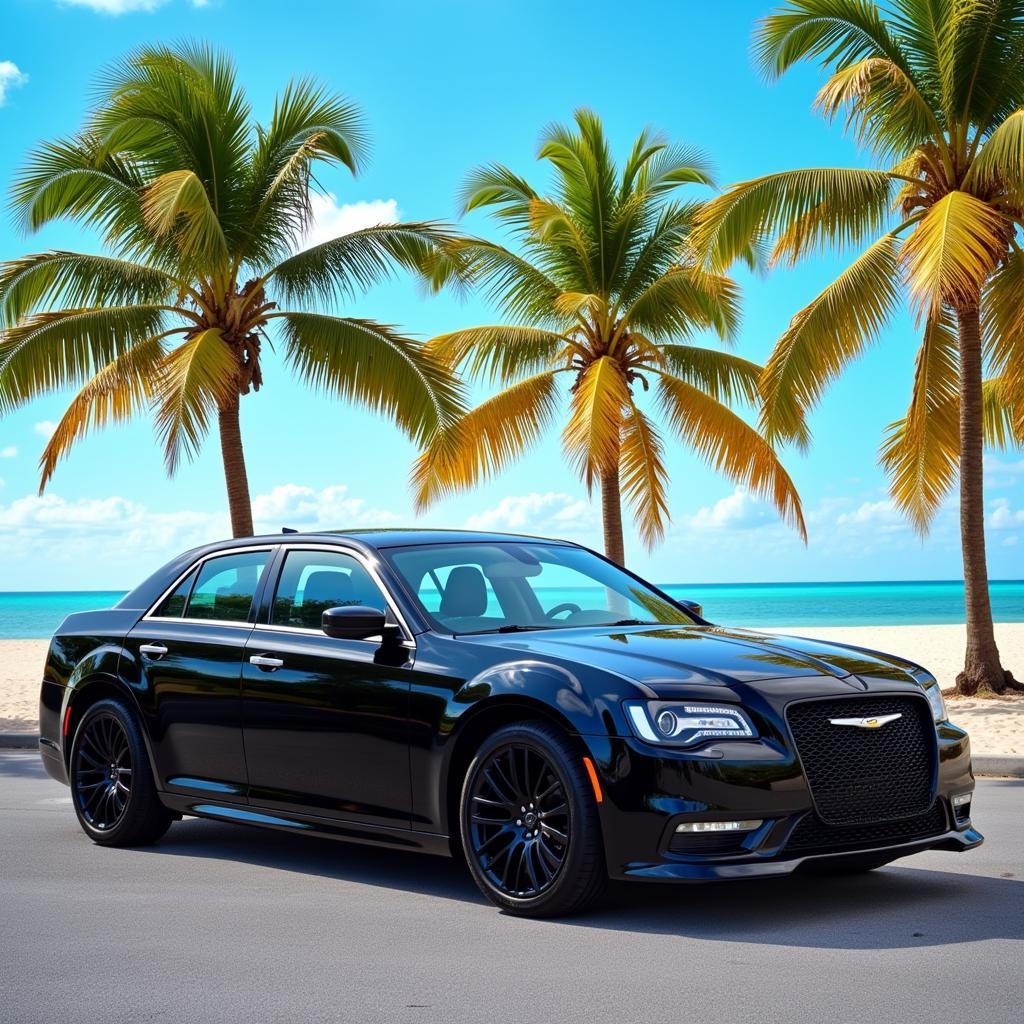 Luxury sedan car service option for travel between Jacksonville and Miami