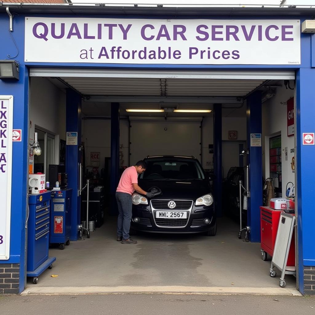 Independent car garage in Leicester