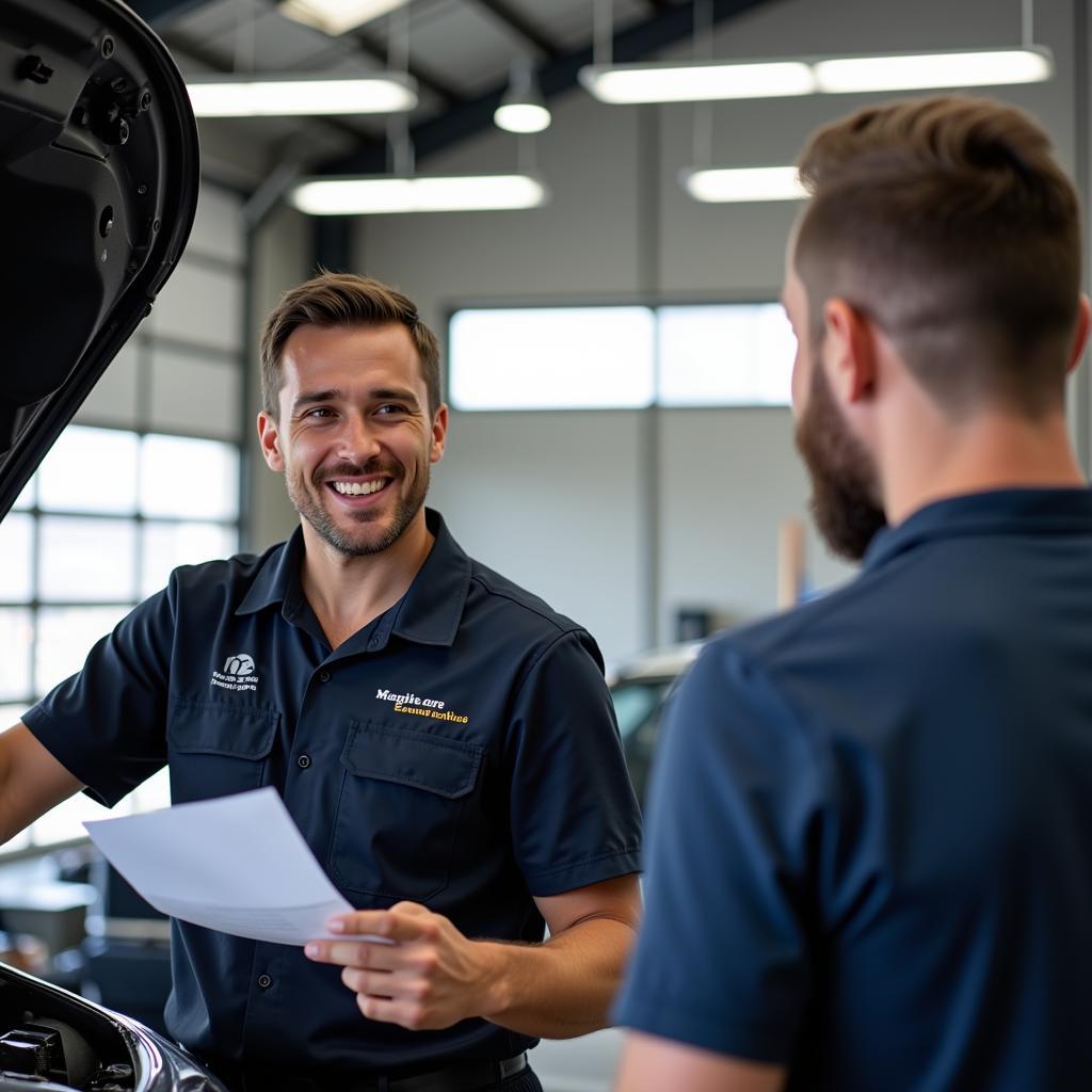 Customer Interaction at a Lelystad Car Service