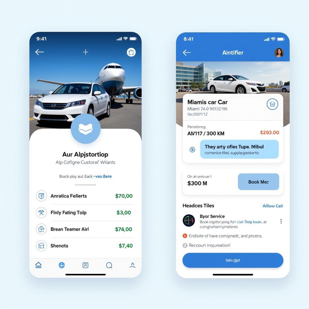 Car Service Miami Airport Booking App