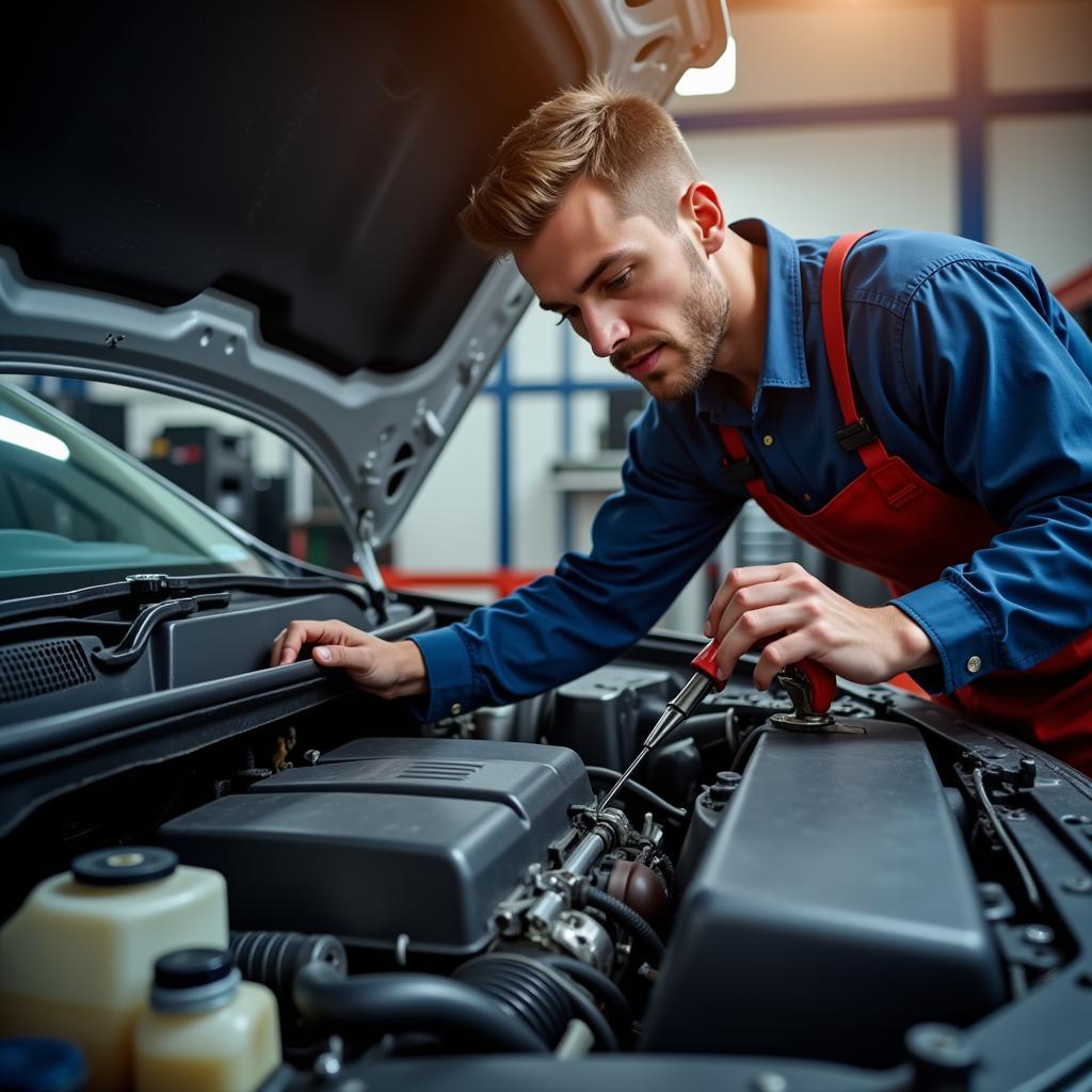 Skilled Technician at Car Service Moonen Beek