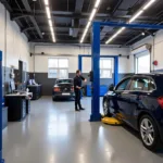 Modern Car Service Garage Interior in Peterborough Dogstorpe