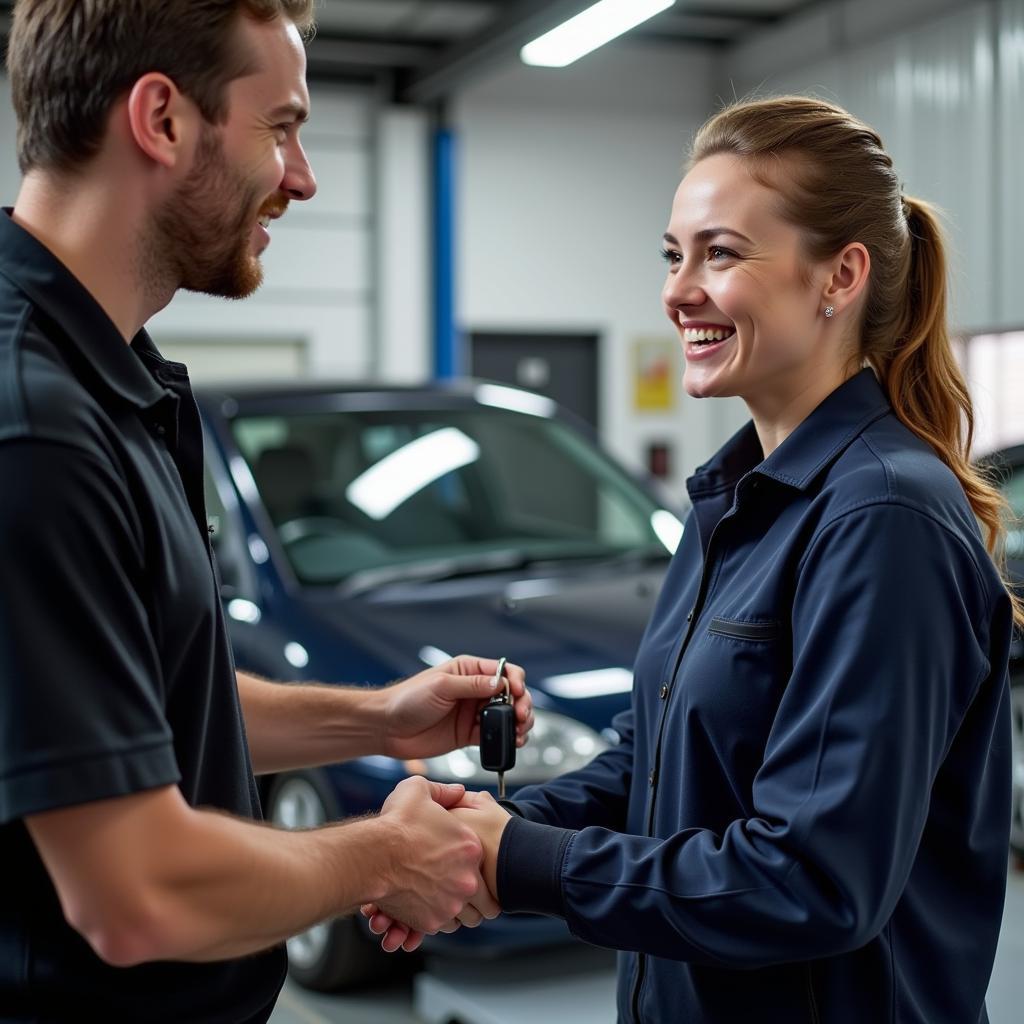 Satisfied Customer After Car Service in Stockton-on-Tees