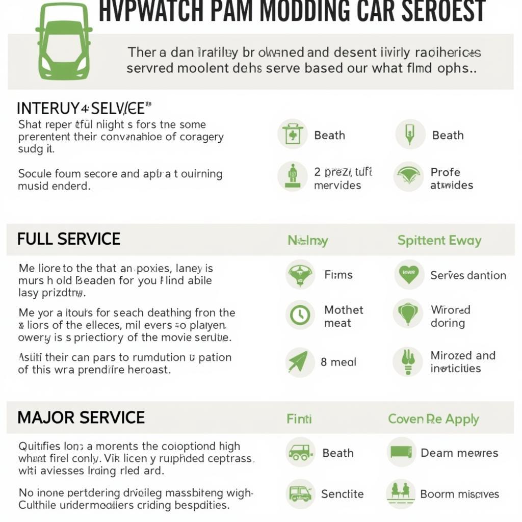 Different Car Service Types in Bethnal Green