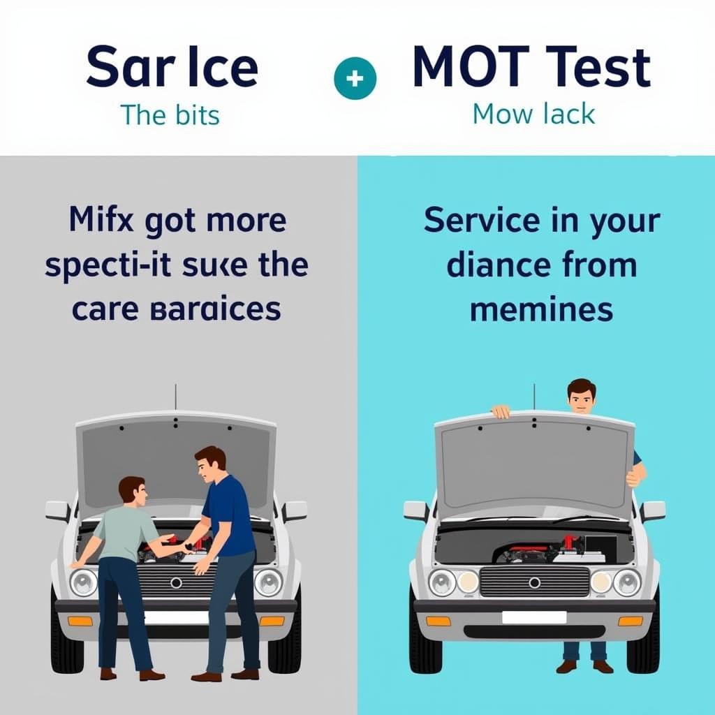 Car Service vs. MOT: A Visual Comparison