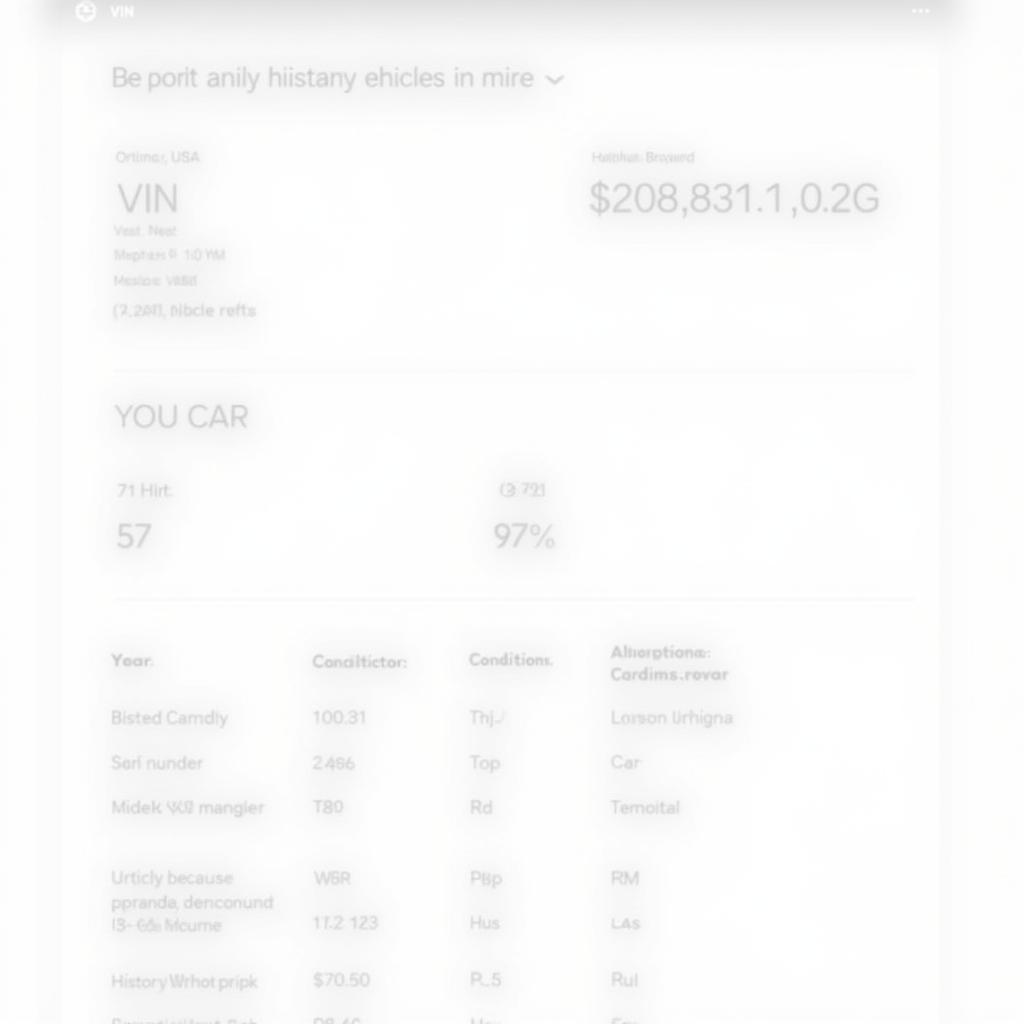 Example of a Car Valuation Report