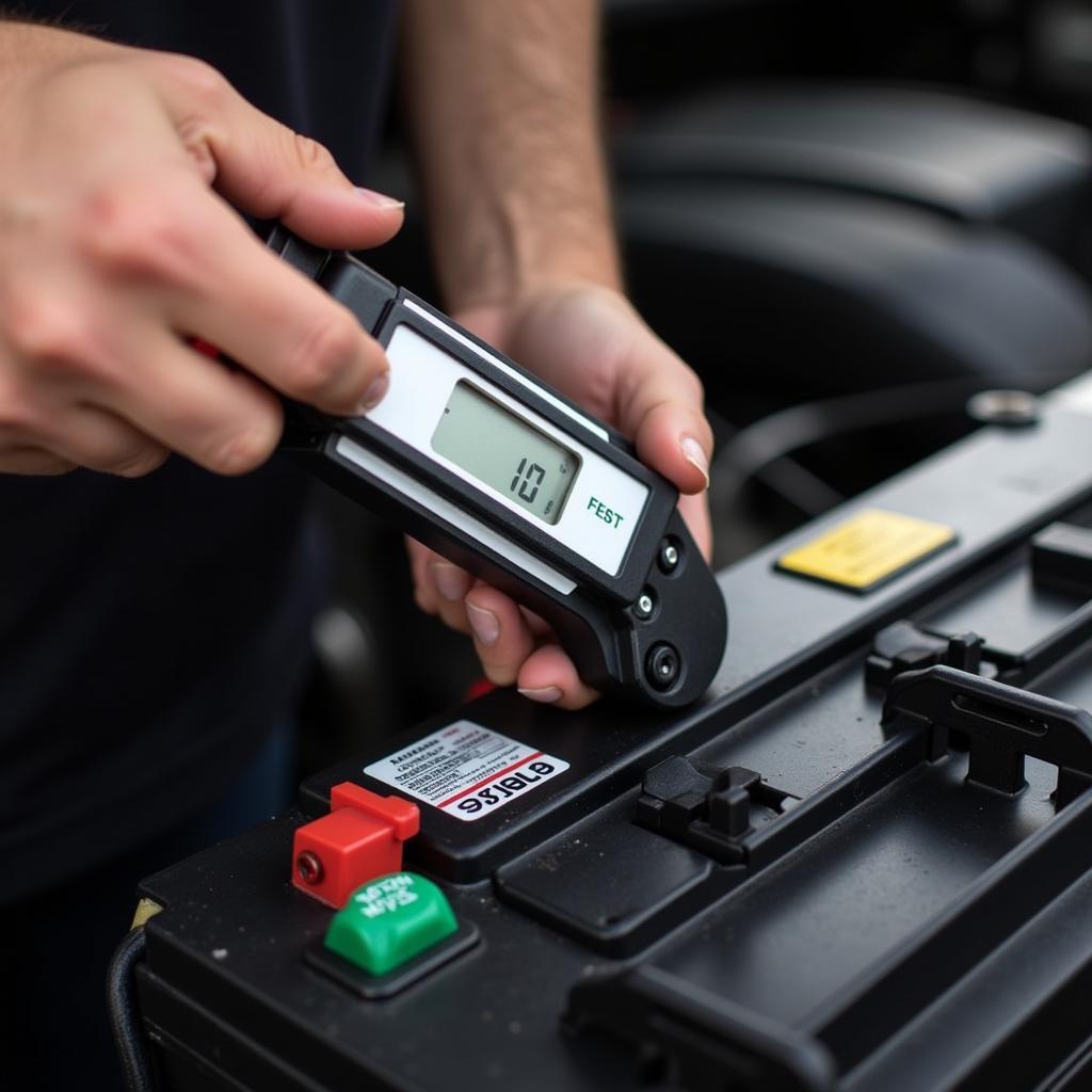 Checking Car Battery Electrolyte Level