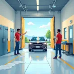 Inspecting a Car Wash Facility