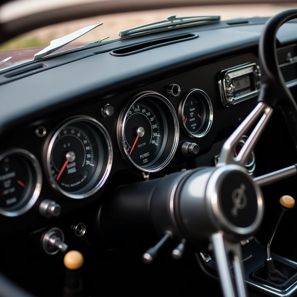 Classic Car Studio Photography - Detailing Shot