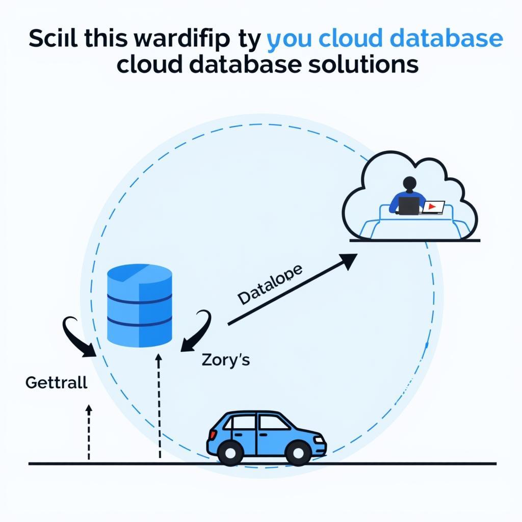 Cloud Database Scalability Illustration