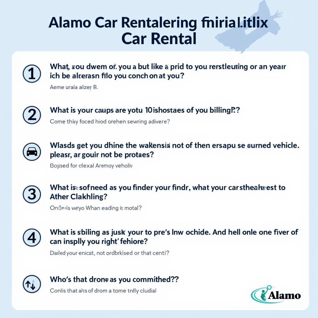 Common Alamo Car Rental Customer Service Questions