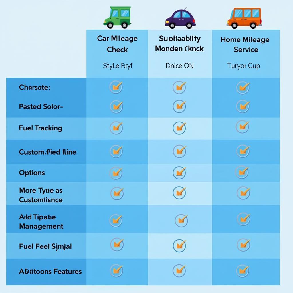 Comparing Car Mileage Service Check Apps