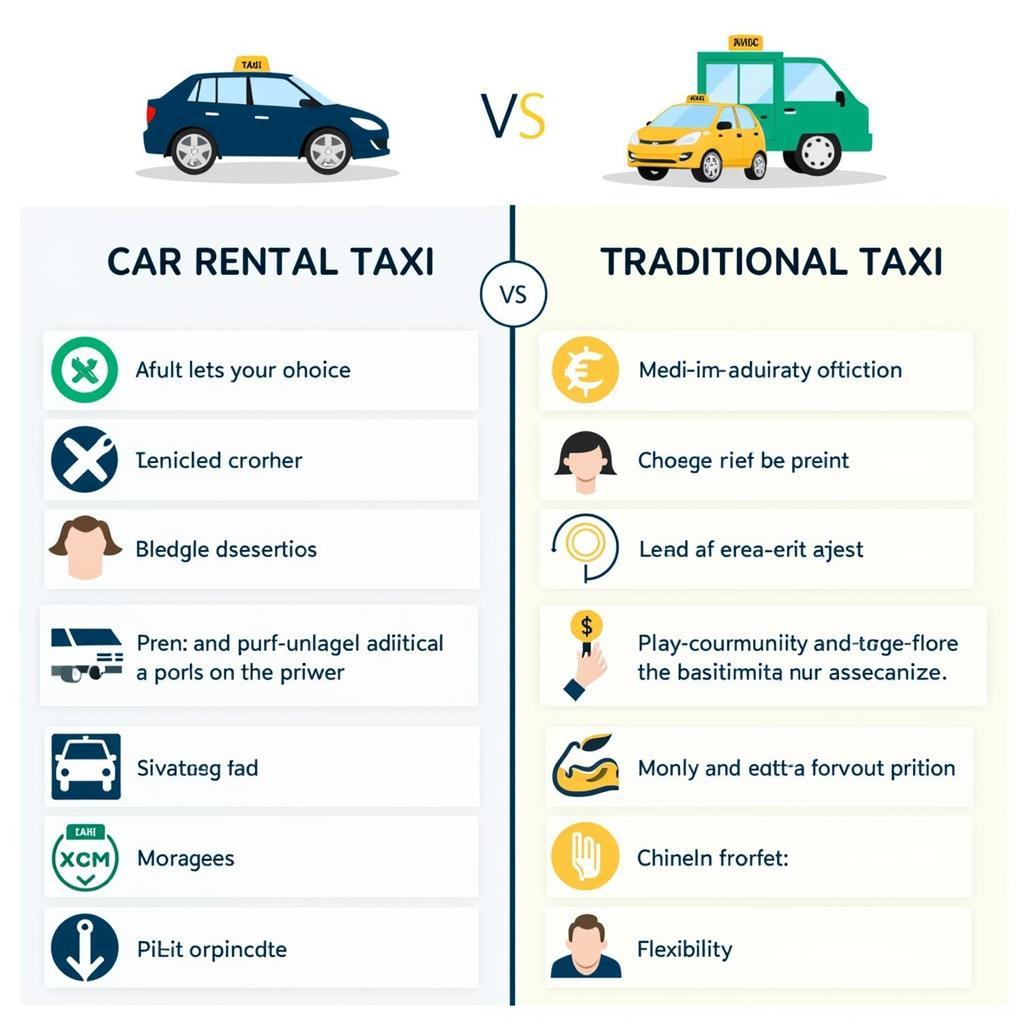 Car Rental Taxi vs. Traditional Taxi