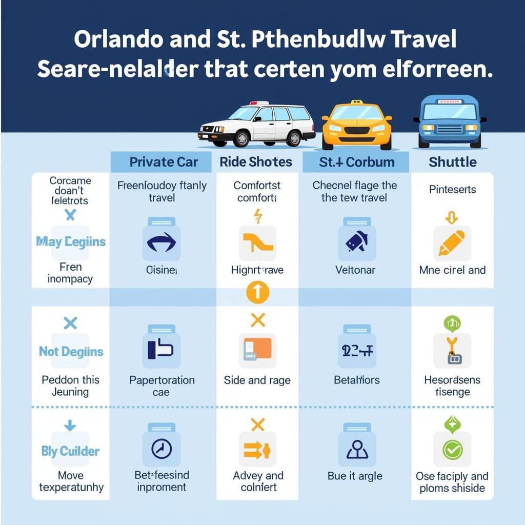 Comparing Car Service Options from Orlando to St. Petersburg