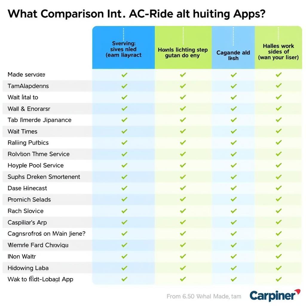 Comparing Ride-Hailing Apps