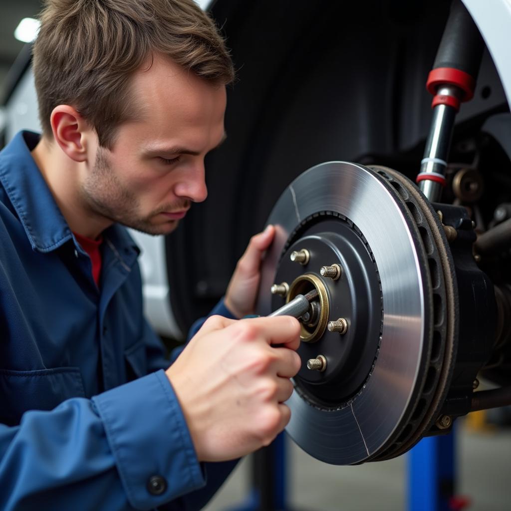 Brake Inspection at a Dapto Car Repair Service