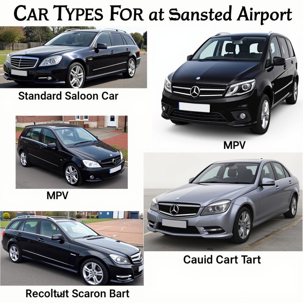 Different Car Types at Stansted