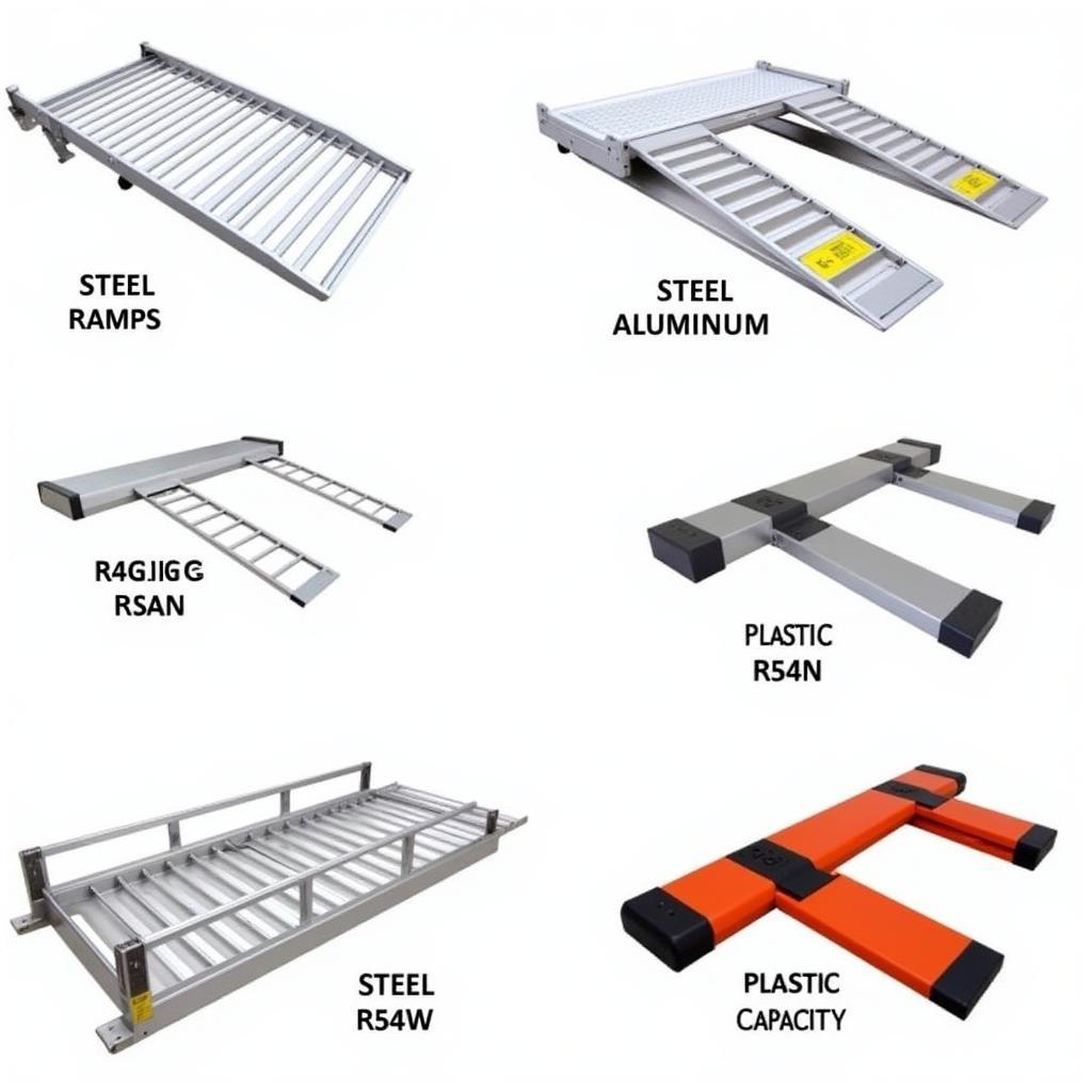 Variety of Car Service Ramps