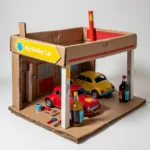 DIY Big Bobby Car Service Station from Cardboard Boxes