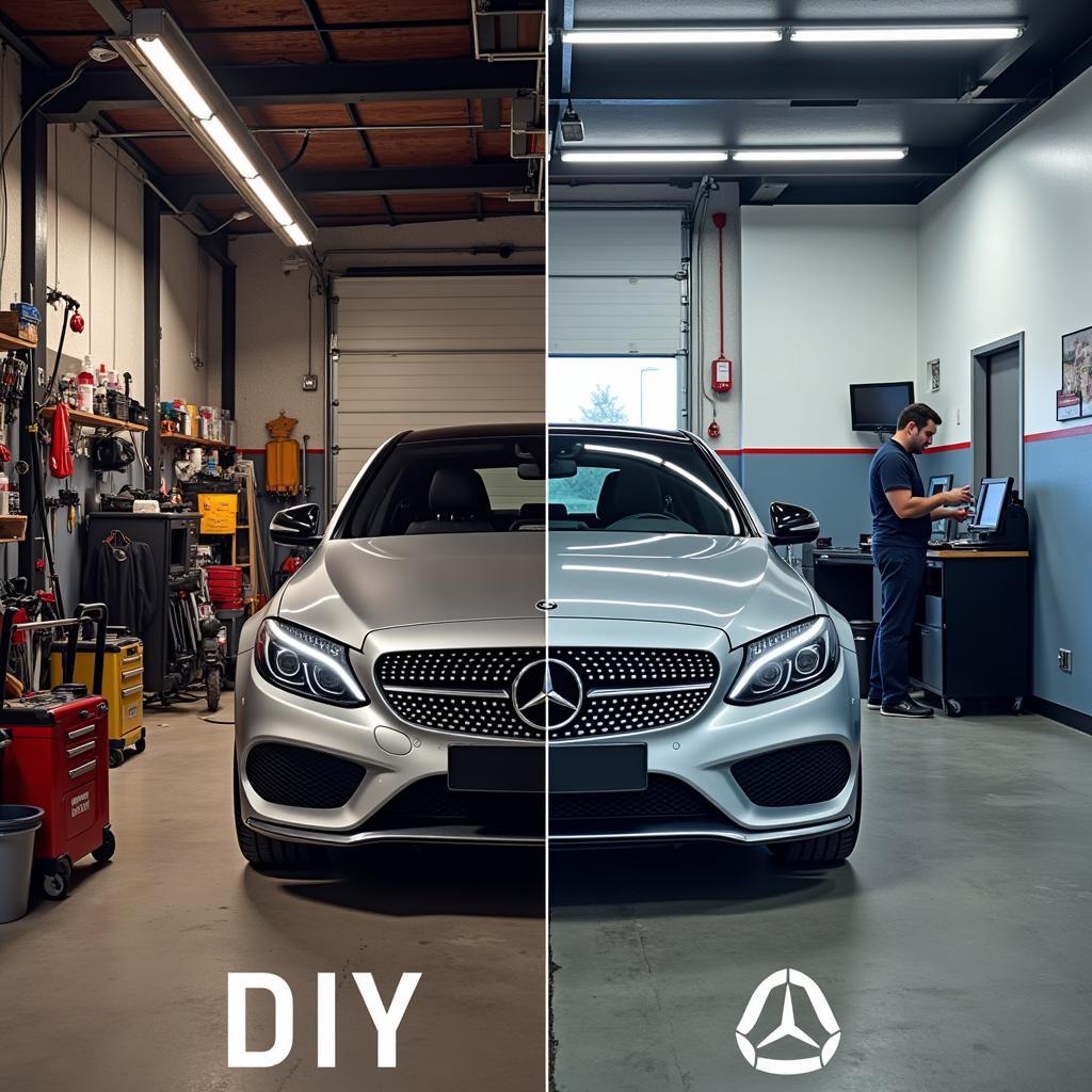 DIY vs. Professional Benz Service