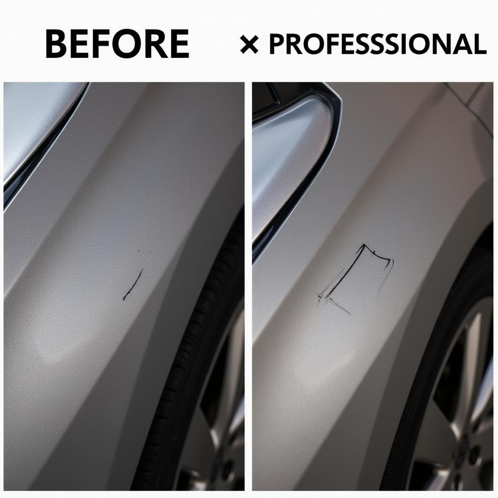 DIY vs. Professional Car Scratch Removal in Swindon