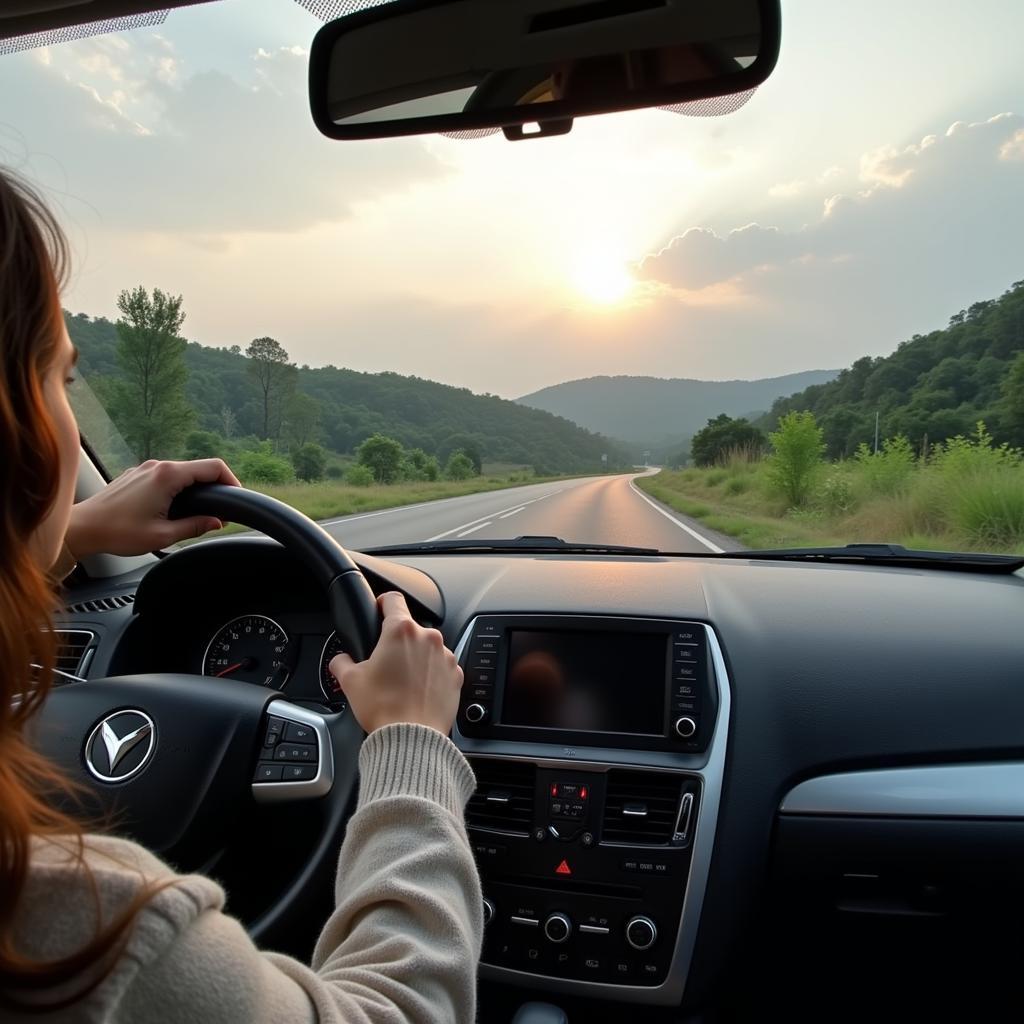 Driving a rental car in Nagpur