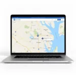 Finding Aqua Car Service Location Using Online Map