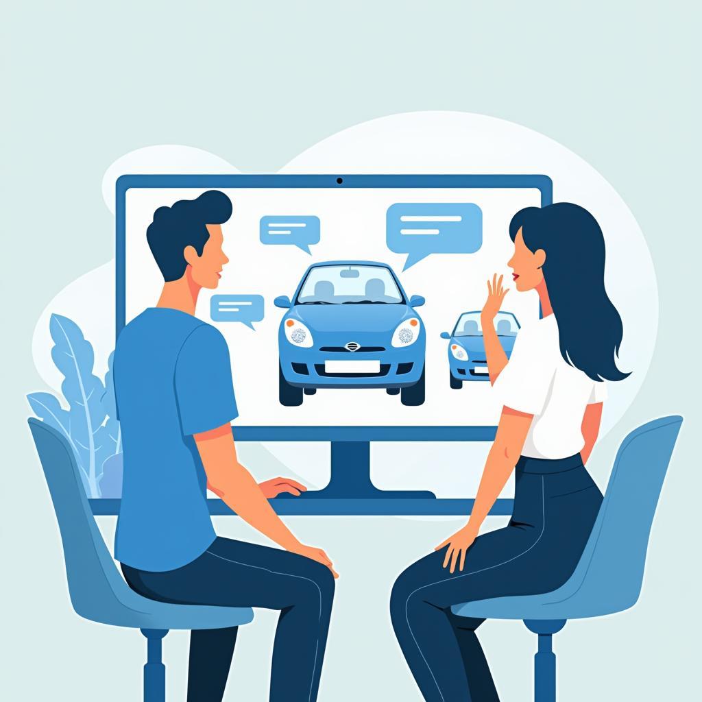 Using online resources and referrals to find car selling services