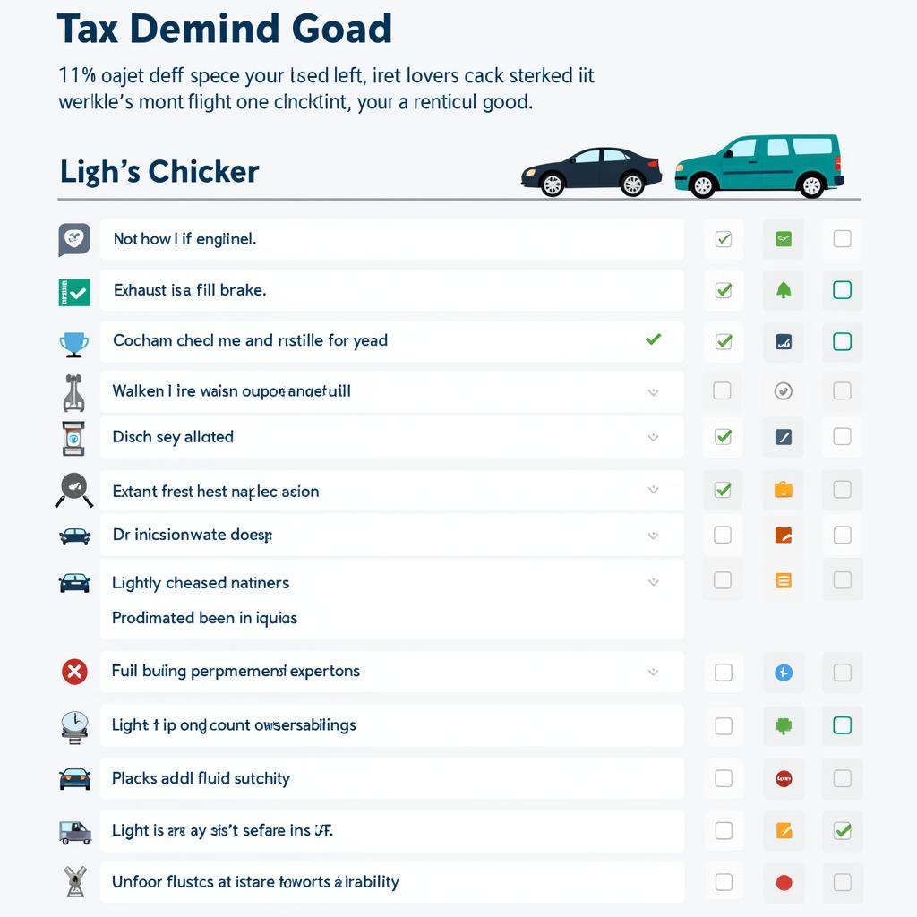 Full Car Service Checklist