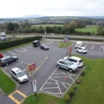 Parking area at Gordano Services