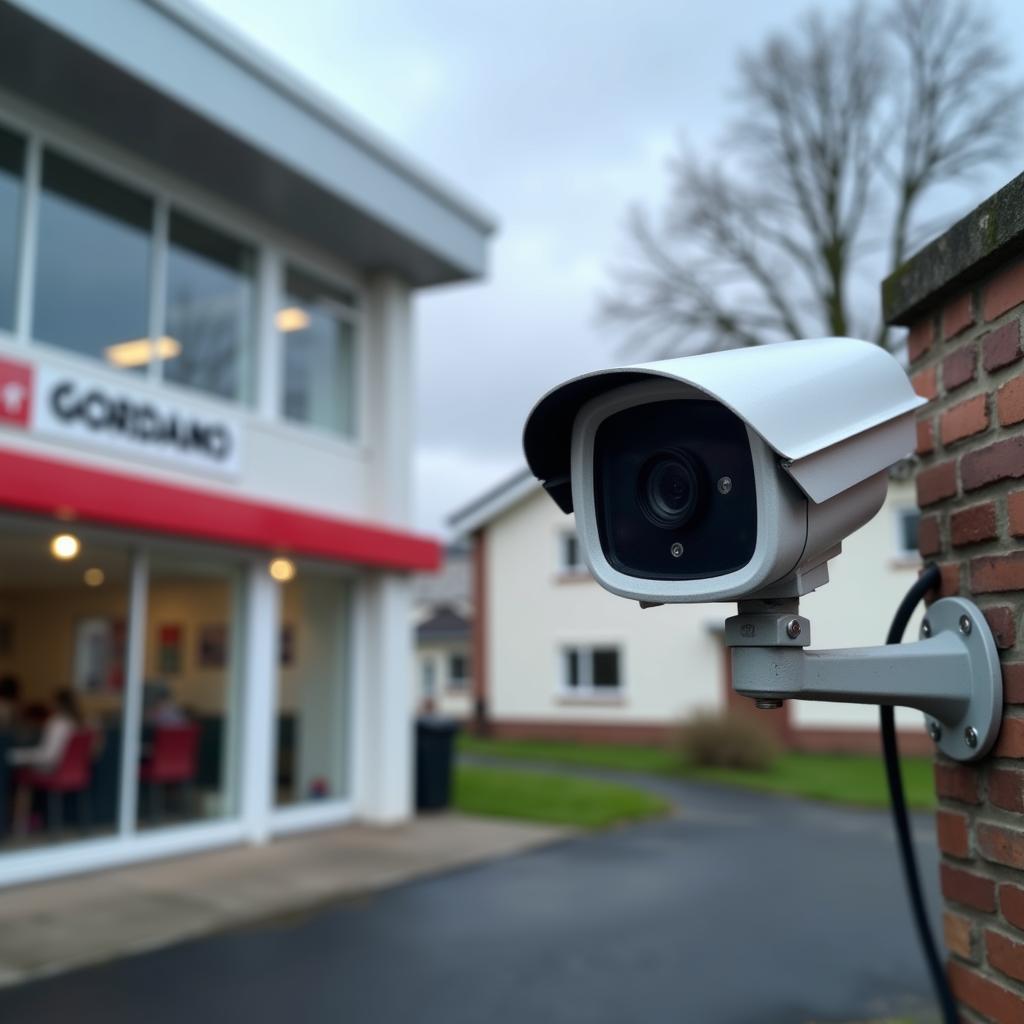 Security cameras at Gordano services