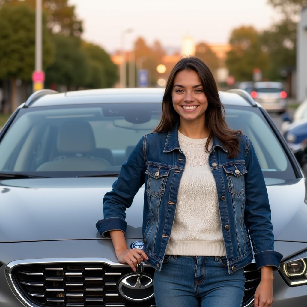 Happy Car Owner in the UK