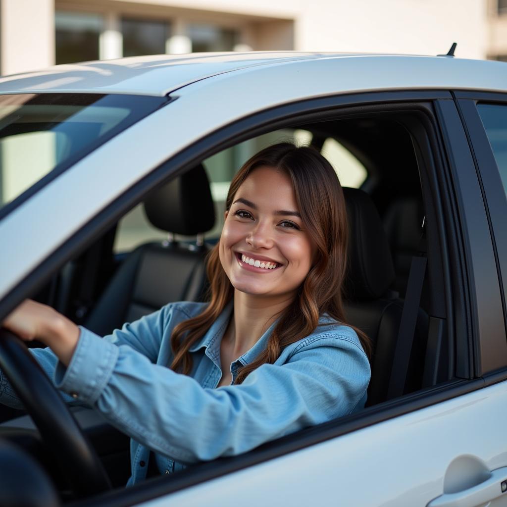 Happy Dublin Driver After Car Service