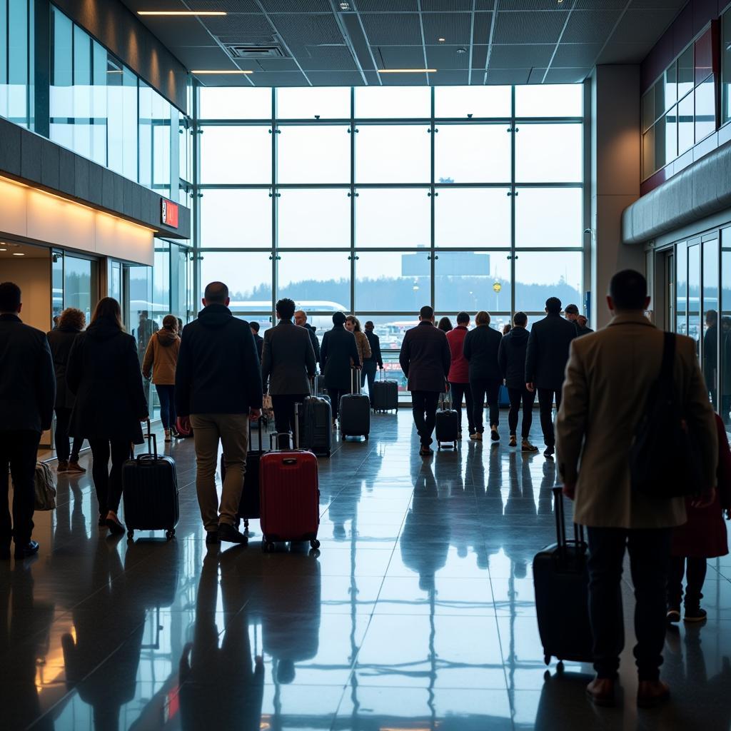 Heathrow Airport Arrival Hall