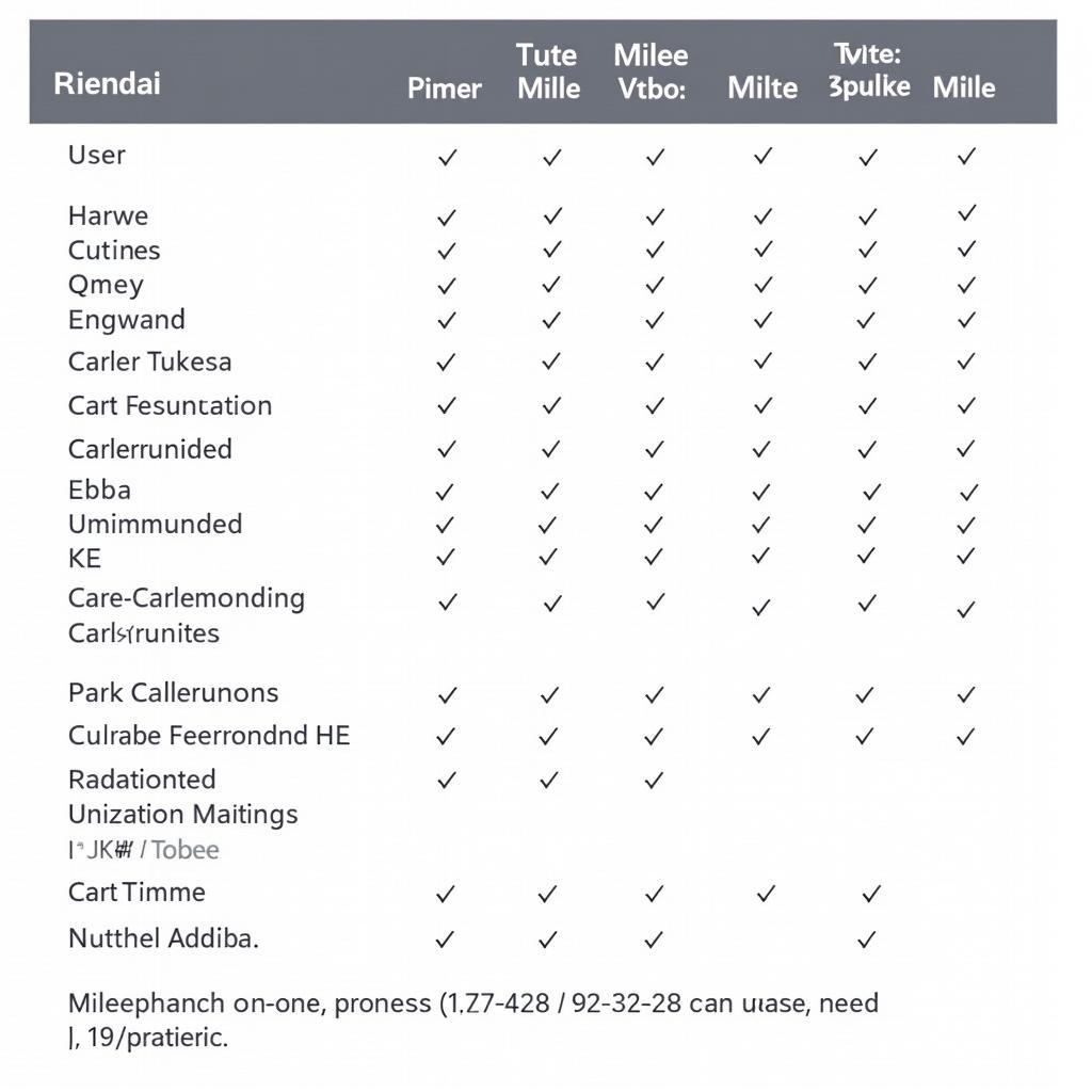 Hyundai Service Schedule